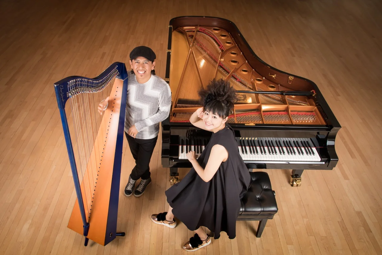Hiromi and Edmar Castaneda. Photo by Muga Miyahara.