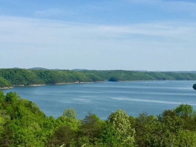 Overlooking Lake Cumberland.
