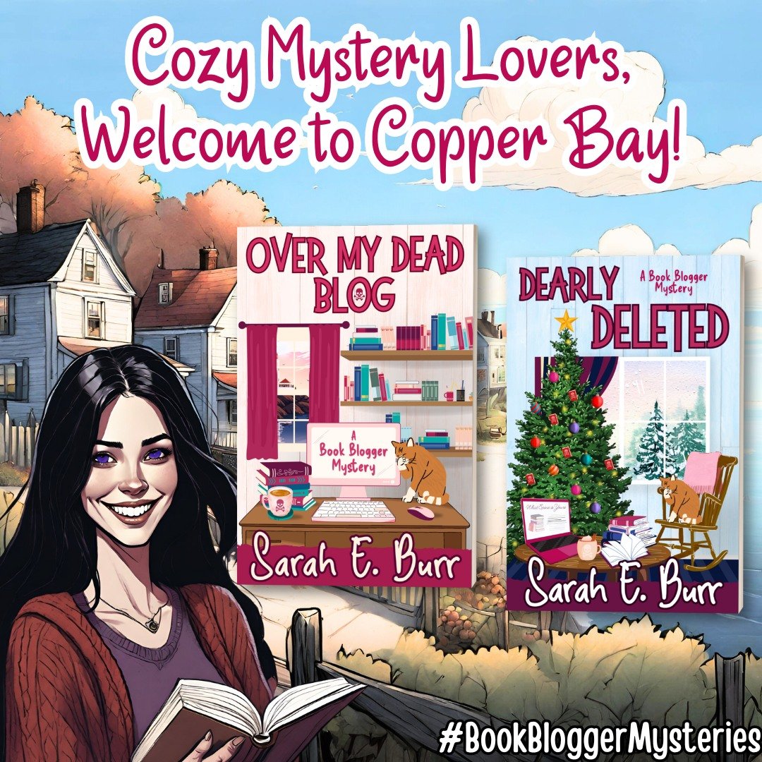 Cozy up with the Copper Bay Crew! Meet book blogger Winnie Lark and her friends as they decide to turn the page on crime in their charming hometown. With lots of great characters you can't help but root for, the Book Blogger Mysteries will keep you g