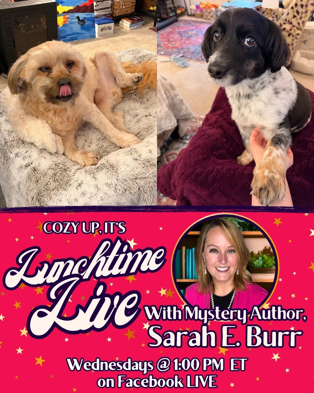 We made it to the middle of the week (at least, I think we have). Come hang out with me this afternoon at 1 PM ET on Facebook LIVE. We'll be talking about the week's challenges and wins (spoiler: there have been a LOT of them).

I'm here to connect a