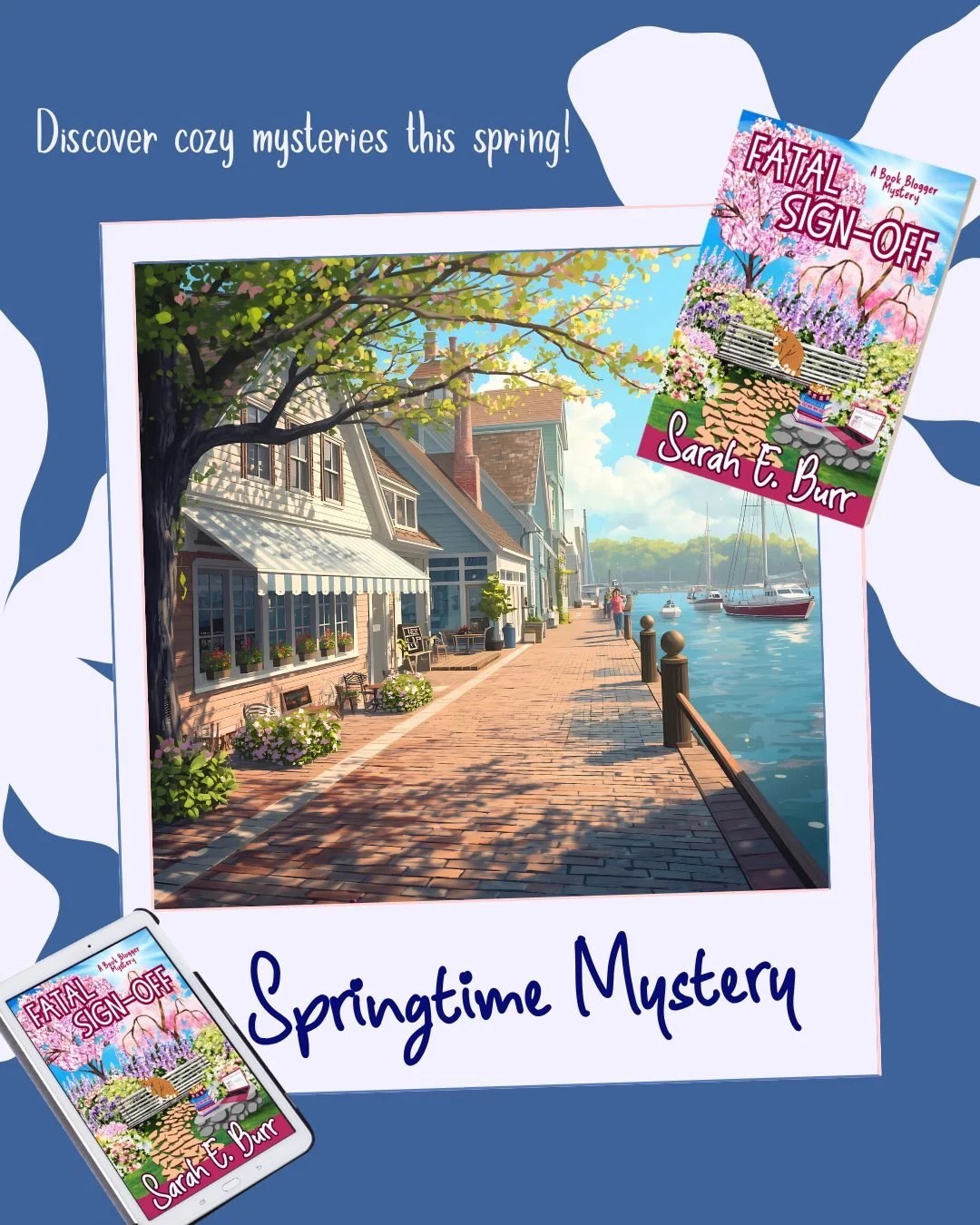 A fresh spring day. A charming coastal town. A very untimely death. 🌷🔍

Fatal Sign-Off brings Winnie Lark back to Copper Bay for a cozy mystery filled with bookish charm, sharp secrets, and a case that refuses to stay buried.

The vibes are springy