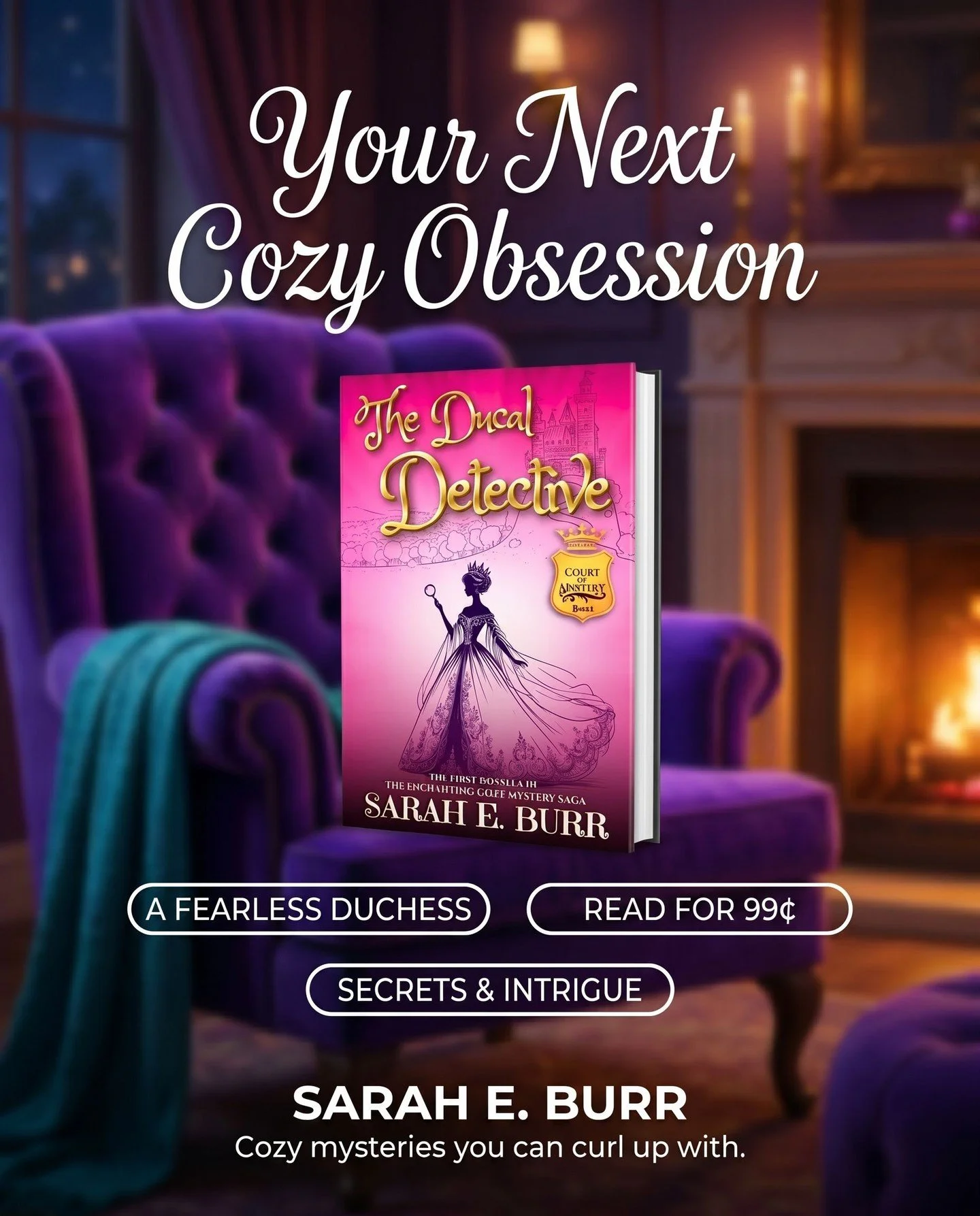 Your next cozy obsession is waiting&hellip; 👑🔎

If you love royal vibes, secrets, and intrigue, you can start the Court of Mystery series with THE DUCAL DETECTIVE.

The Court of Mystery series is 14 books of chic, clever, cozy fun, and you can read