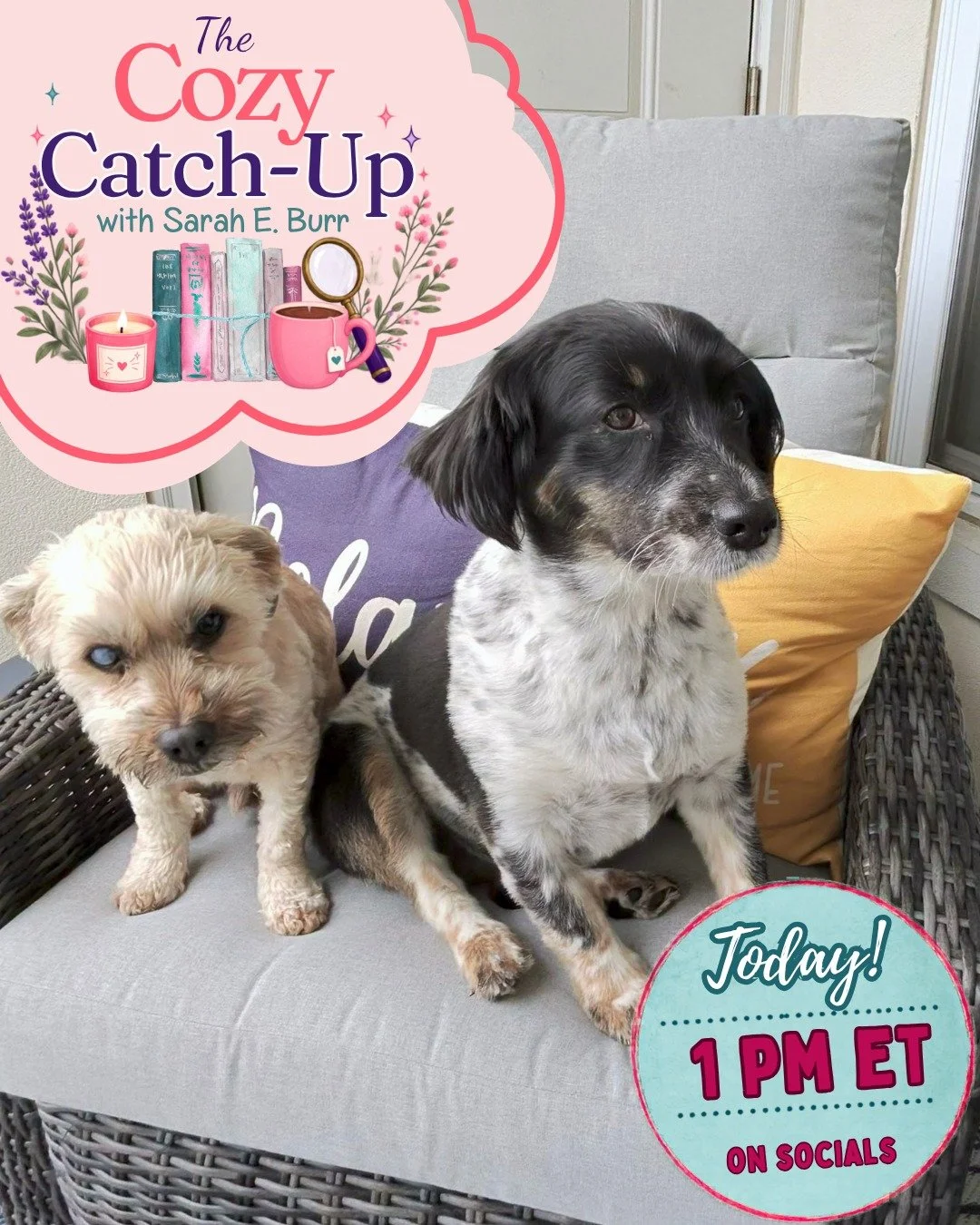 Hey, folks! It's Wednesday, which means it's time for another Cozy Catch-Up. I'd love for you to join me at 1 PM ET on Facebook and Instagram LIVE!

Today, we'll be reflecting on the summer that's quickly coming to a close, chatting about what I'm lo