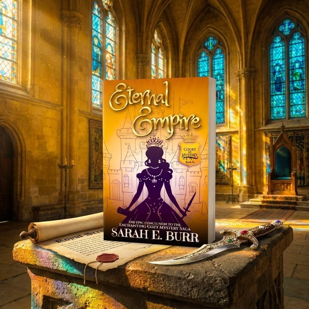 Fourteen books. One epic conclusion. 

Eternal Empire is the grand finale of my Court of Mystery saga, and if you have ever wanted to binge an entire fantasy cozy mystery series in one sweep, the whole series is now on Kindle Unlimited. 

Duchess Jax
