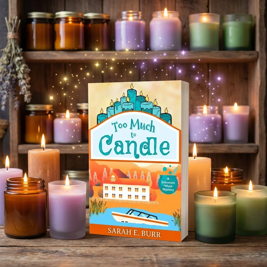Sometimes the best mysteries are solved by candlelight. 

TOO MUCH TO CANDLE brings Hazel Wickbury back to Crucible, NY for a case wrapped in magic, small-town secrets, and just a little wax. 

If you love cozy mysteries with a little something extra