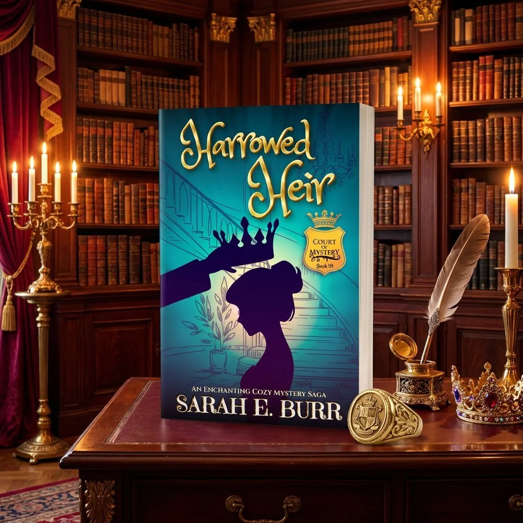 Book ten, and the Court of Mystery has never felt more dangerous. 

HARROWED HEIR puts Duchess Jax in one of the most impossible situations of the entire series, so much so that I still think about certain moments in this book all the time. 

If you 