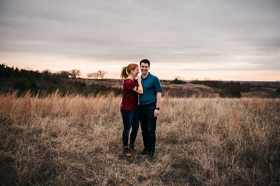 Of course we needed some pics of mom & dad, and instead of the usual "get mom to stand behind the camera and get the kids to laugh" this time it was Aria's turn to make her parents laugh/smile, and I think it worked!