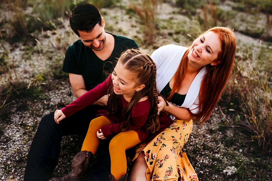 family fun during a session in Forth Worth Texas with Jeennie Elissa Photographer