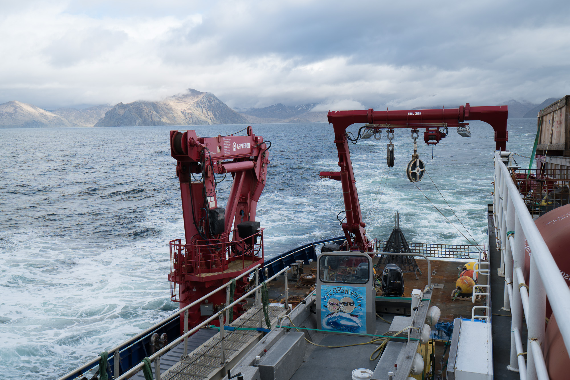 Heading north out of Dutch Harbor. Photo credit: Andrew McDonnell
