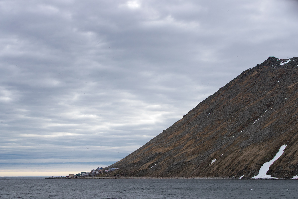 Village of Little Diomede. Photo credit: Brendan Smith