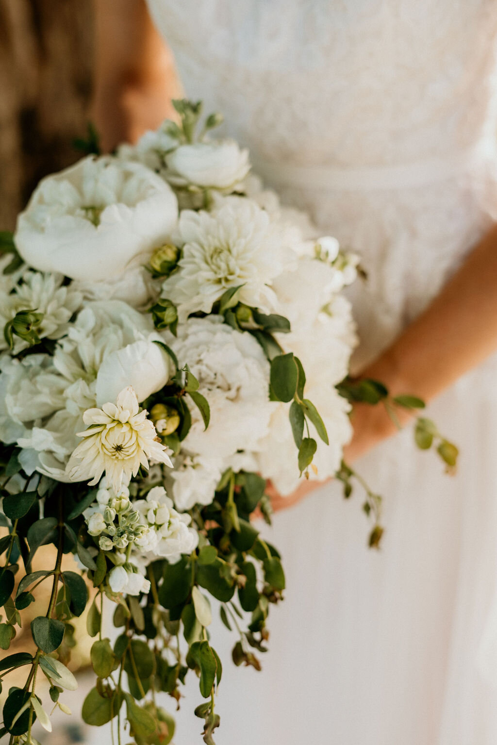 Ranch-Style Micro Wedding Bridal Bouquet
