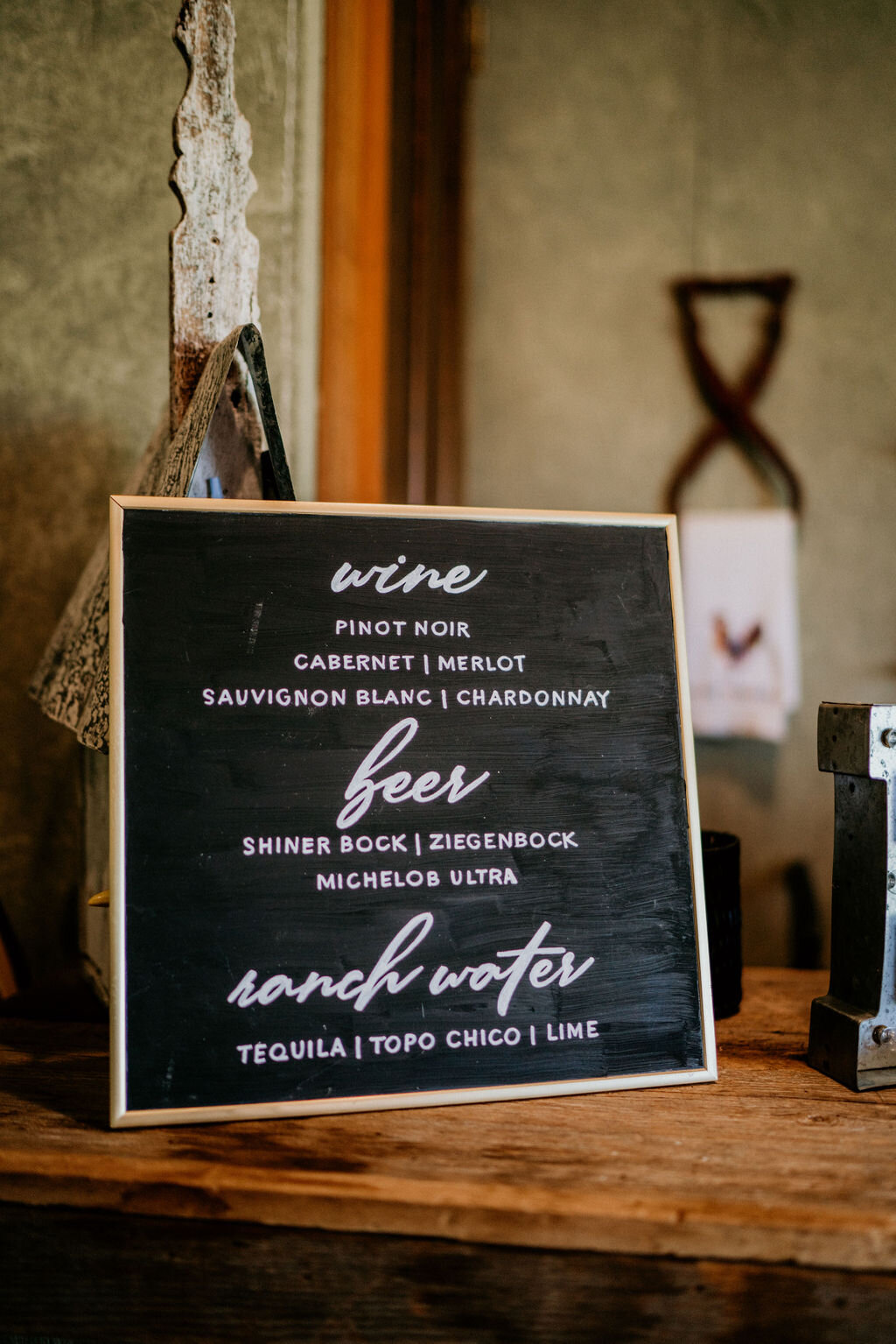 Ranch-Style Micro Wedding sign