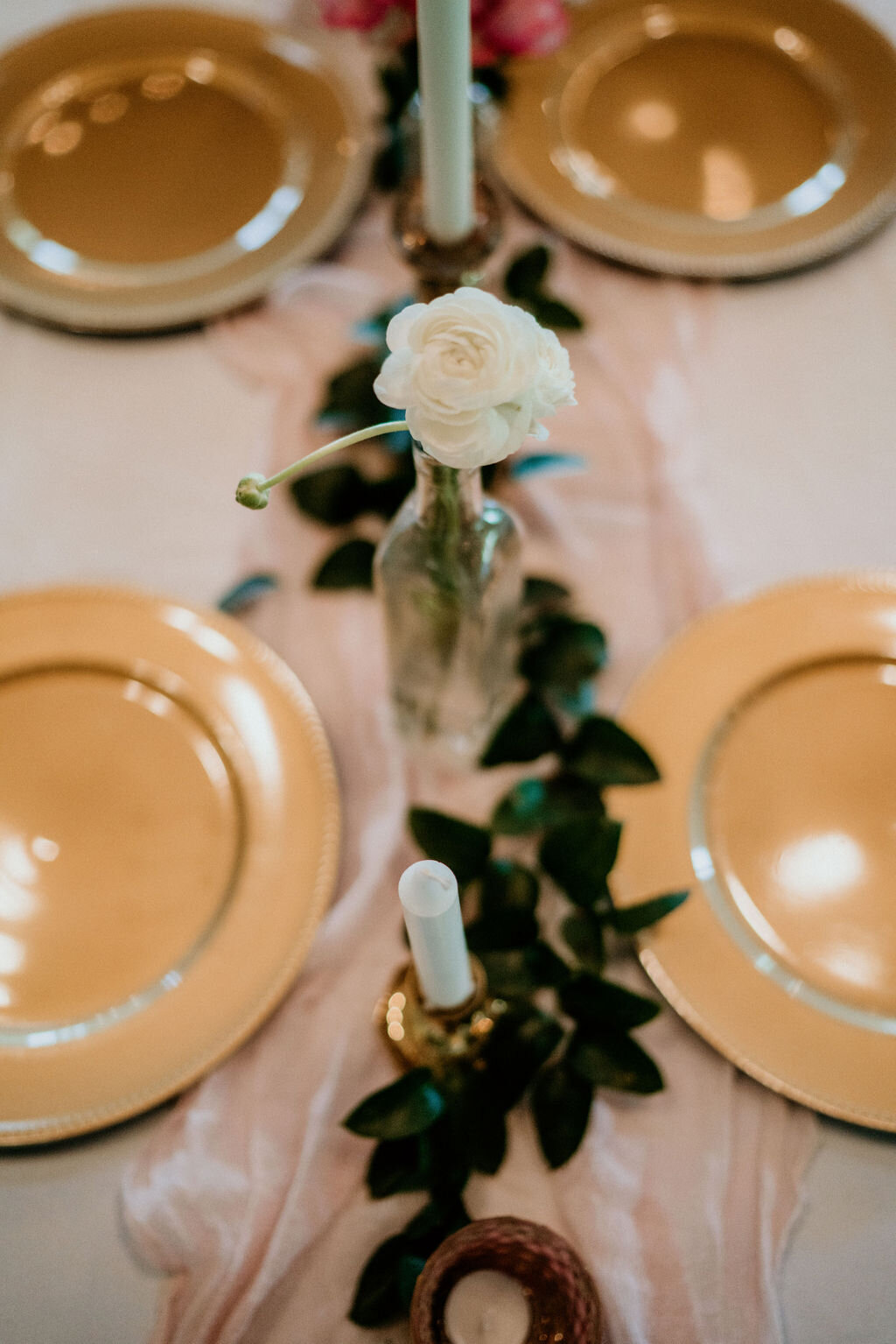 Ranch-Style Micro Wedding Table Setting Details