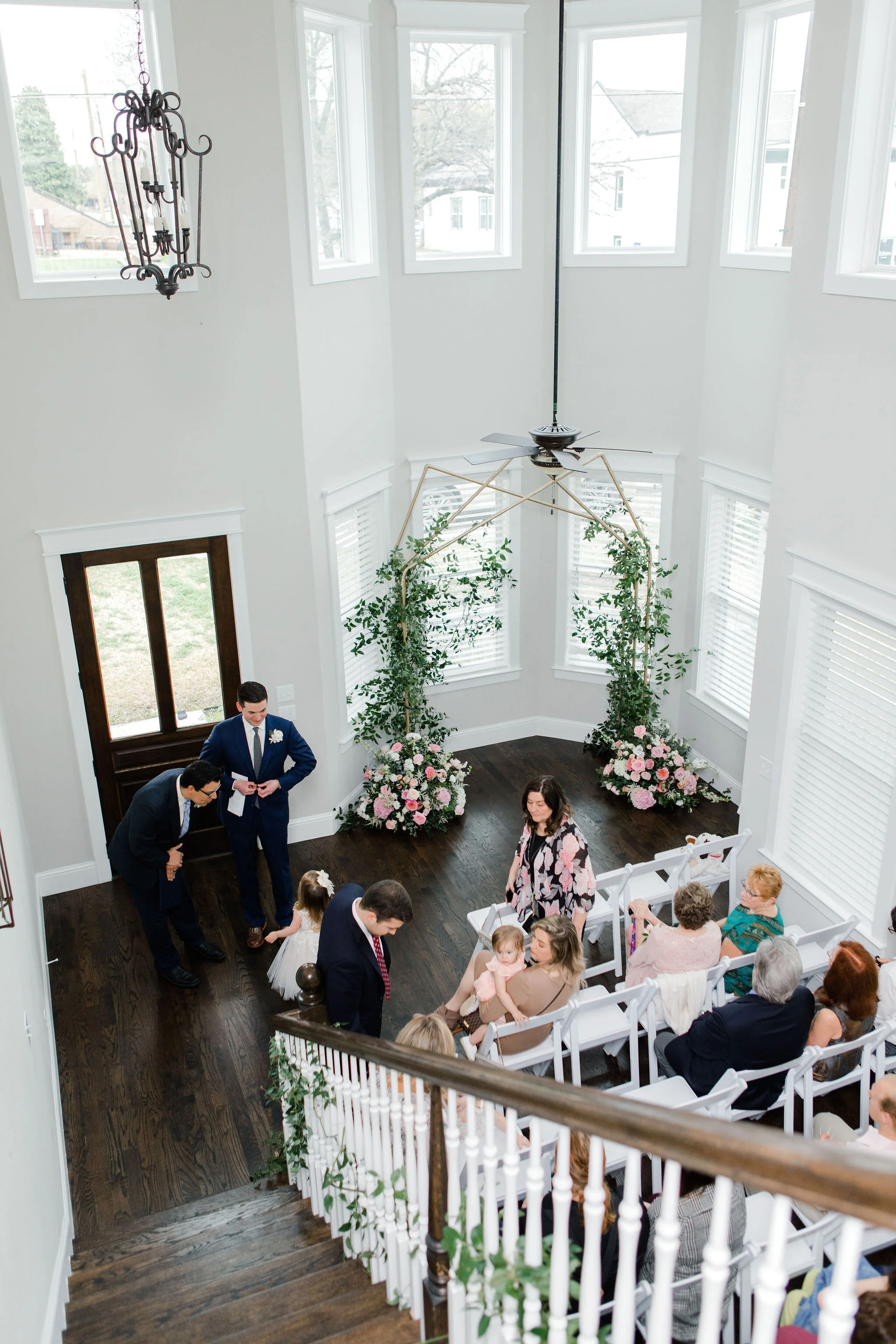 Romantic Micro Wedding ceremony decor