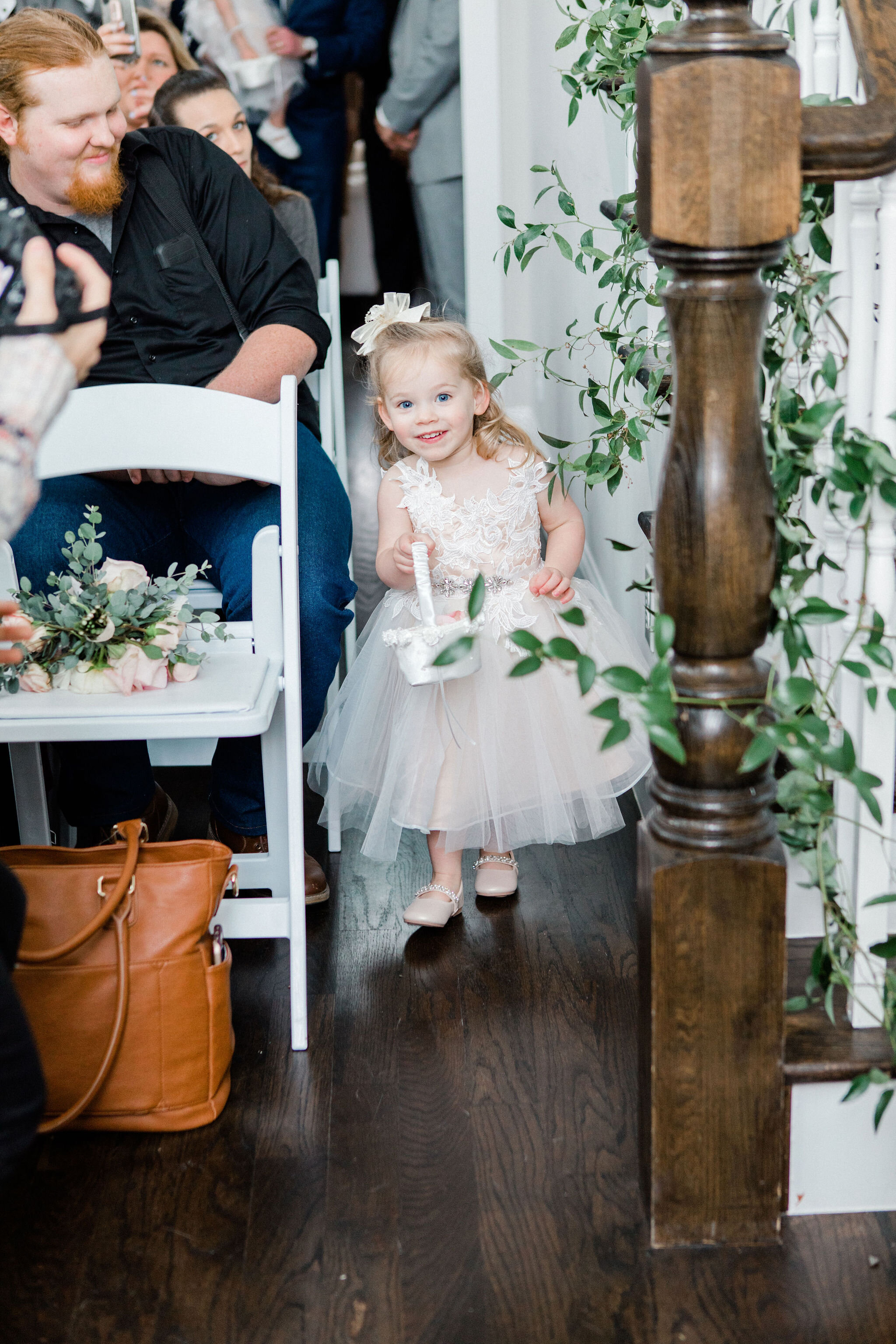Romantic Micro Wedding Flower girl