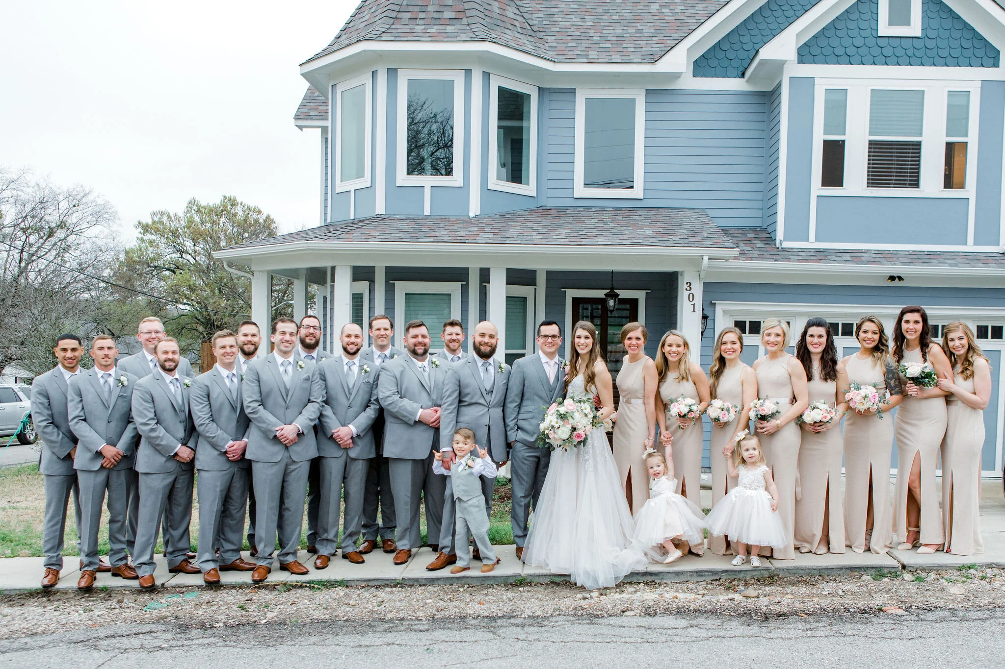 Romantic Micro Wedding Wedding party