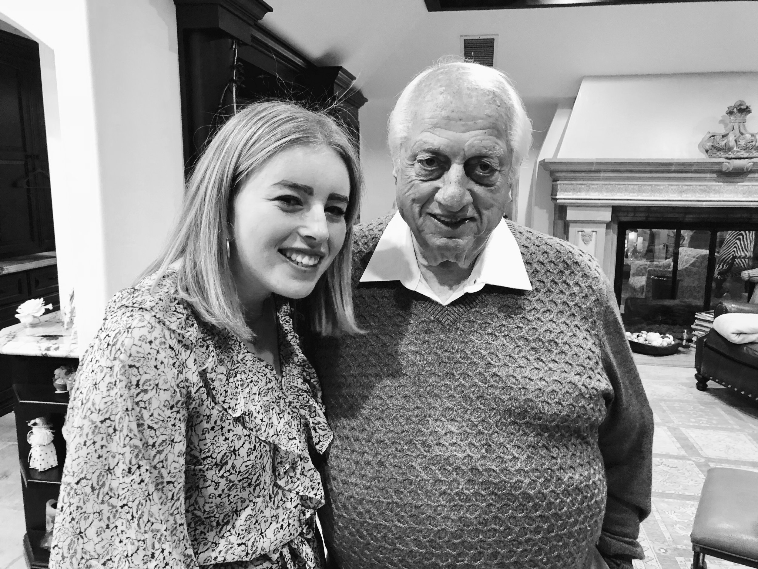  Author with her grandfather Tommy Lasorda 