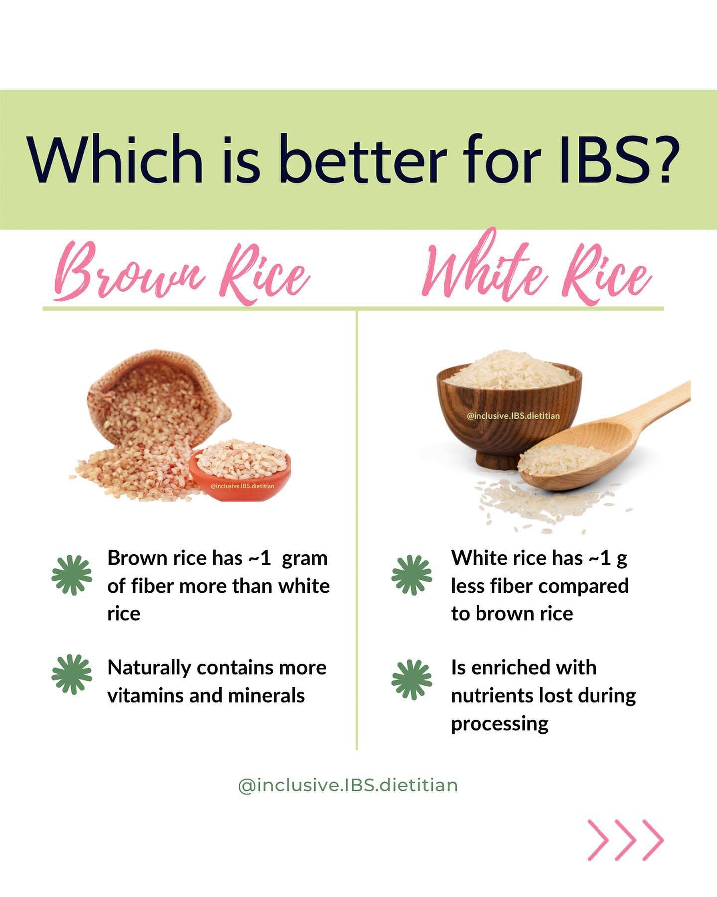 Are you team 🤎Brown rice or 🤍White rice?

🤍 You already know which team I&rsquo;m on&hellip;

And if you don&rsquo;t scroll back to check out my last infograph

So to answer your question&mdash; there&rsquo;s no right or wrong answer when it comes