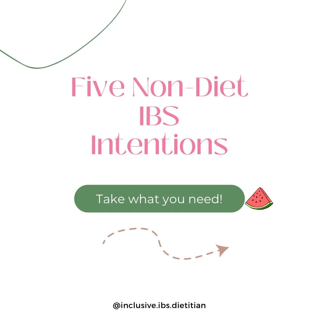 👉🏽 Swipe through for gentle intentions that support your gut without rigid rules.

❌ Living with IBS doesn&rsquo;t mean shrinking your life or fearing food. 

✅ You deserve nourishment, comfort, and confidence in your body.

💁🏽&zwj;♀️ Here&rsquo;