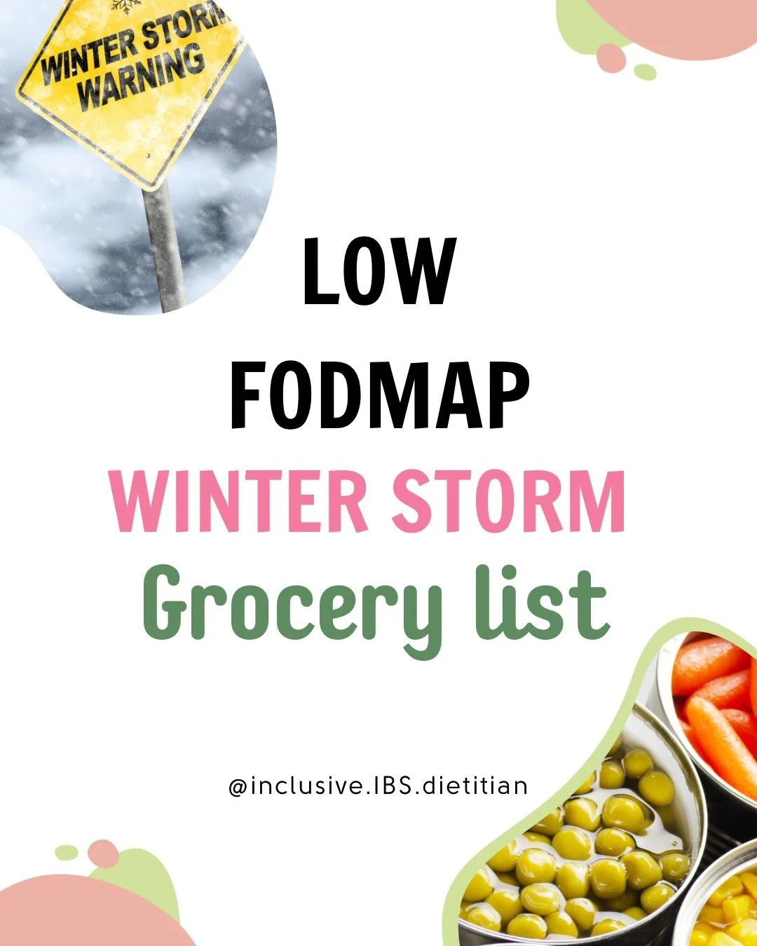 Better late than never ❄️😉
 If you&rsquo;re still grabbing supplies before the winter storm, this IBS friendly grocery list is a great place to start.

Think shelf stable, comforting, and gentle on digestion. You don&rsquo;t need &ldquo;perfect&rdqu