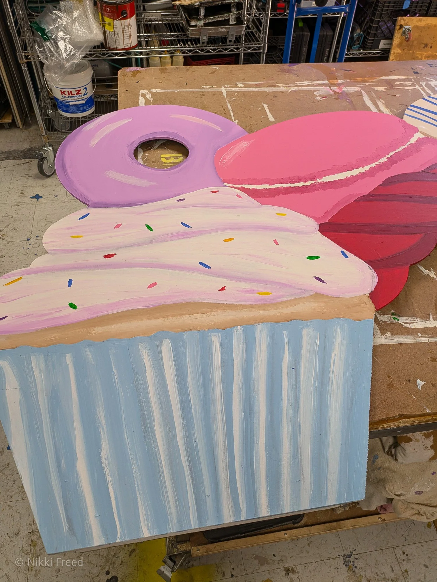 Left Cupcake: #3 finish