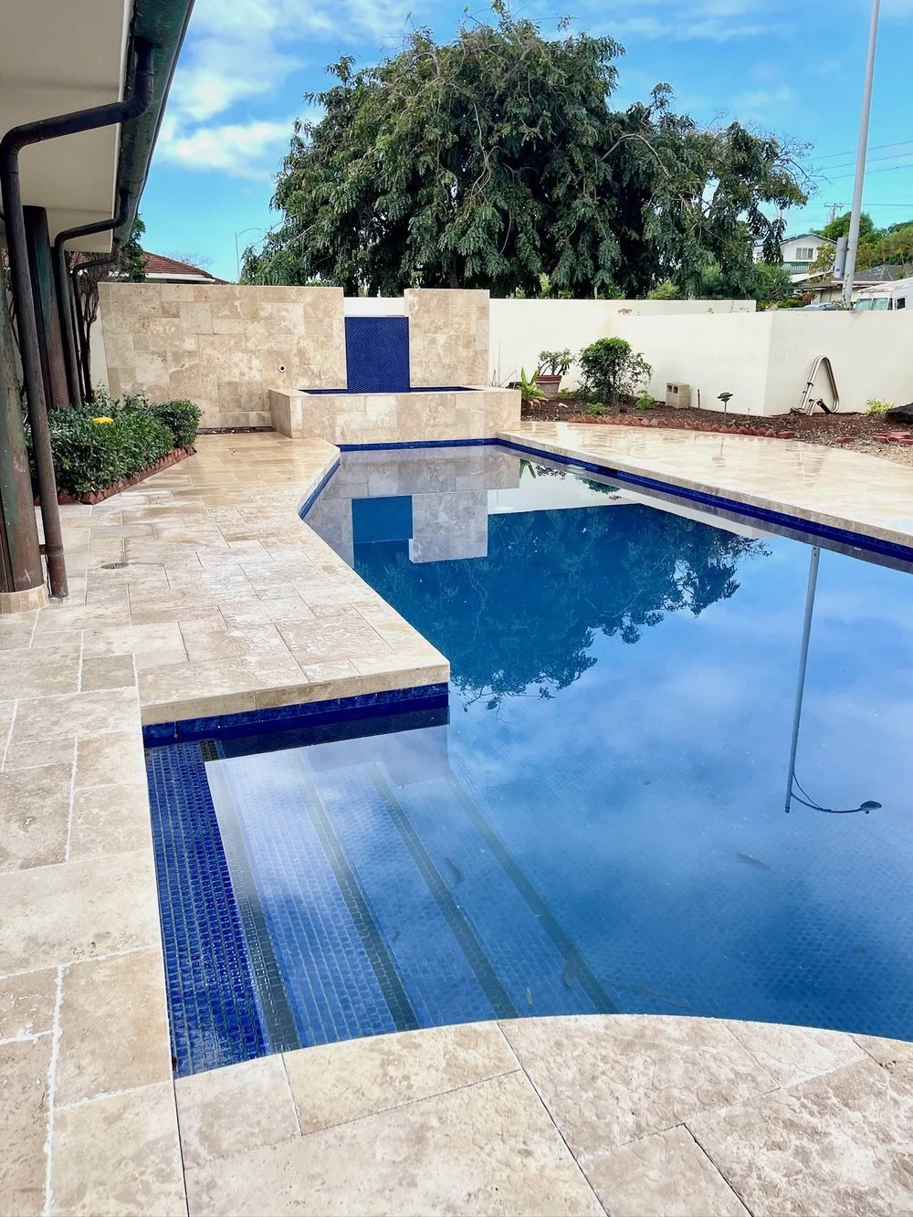 Pool and Outdoor Area Tile Work  
 
Proper tile installation for pool and outdoor areas is critical to prevent water damage and other issues over time, making it essential to work with experienced professionals who understand the specific requiremen