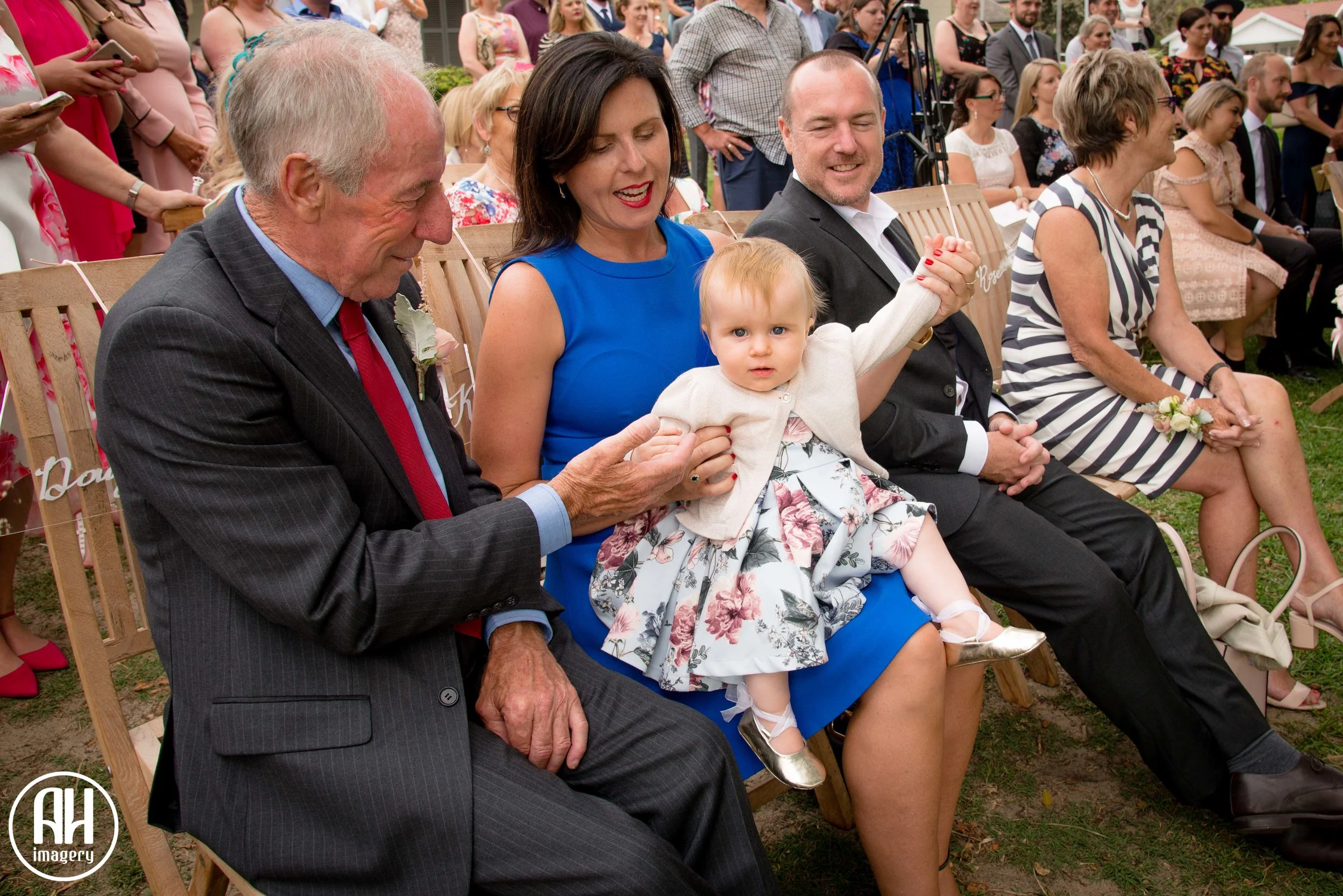 Guests at Watsons Bay Wedding