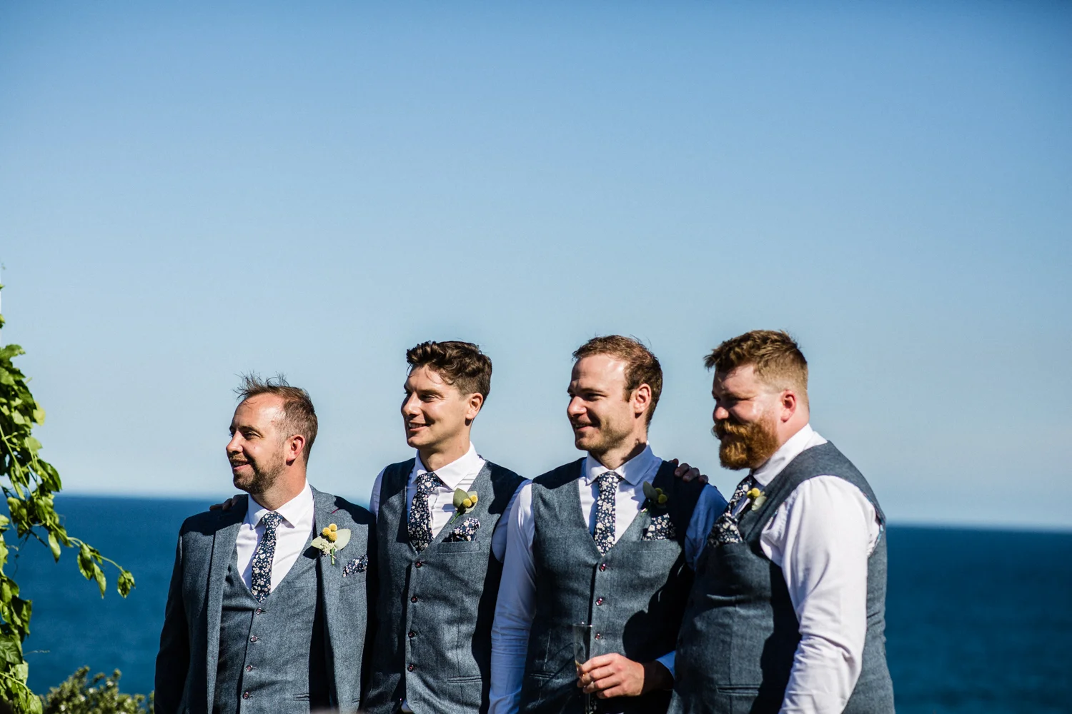 GROOMS AT BONDI BEACH WEDDING