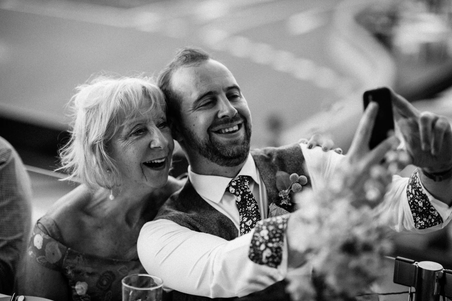 GROOM AND MOTHER OF THE GROOM