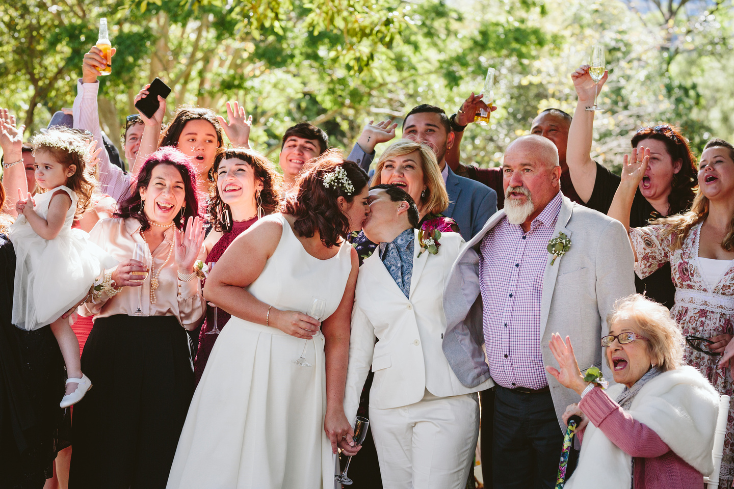 Wedding kiss