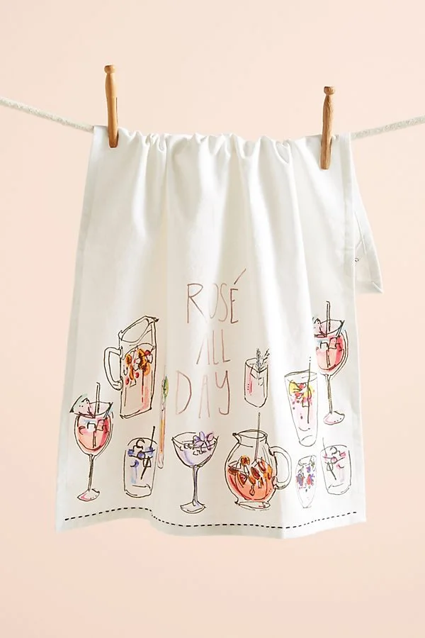 Rose All Day Dish Towel - $16