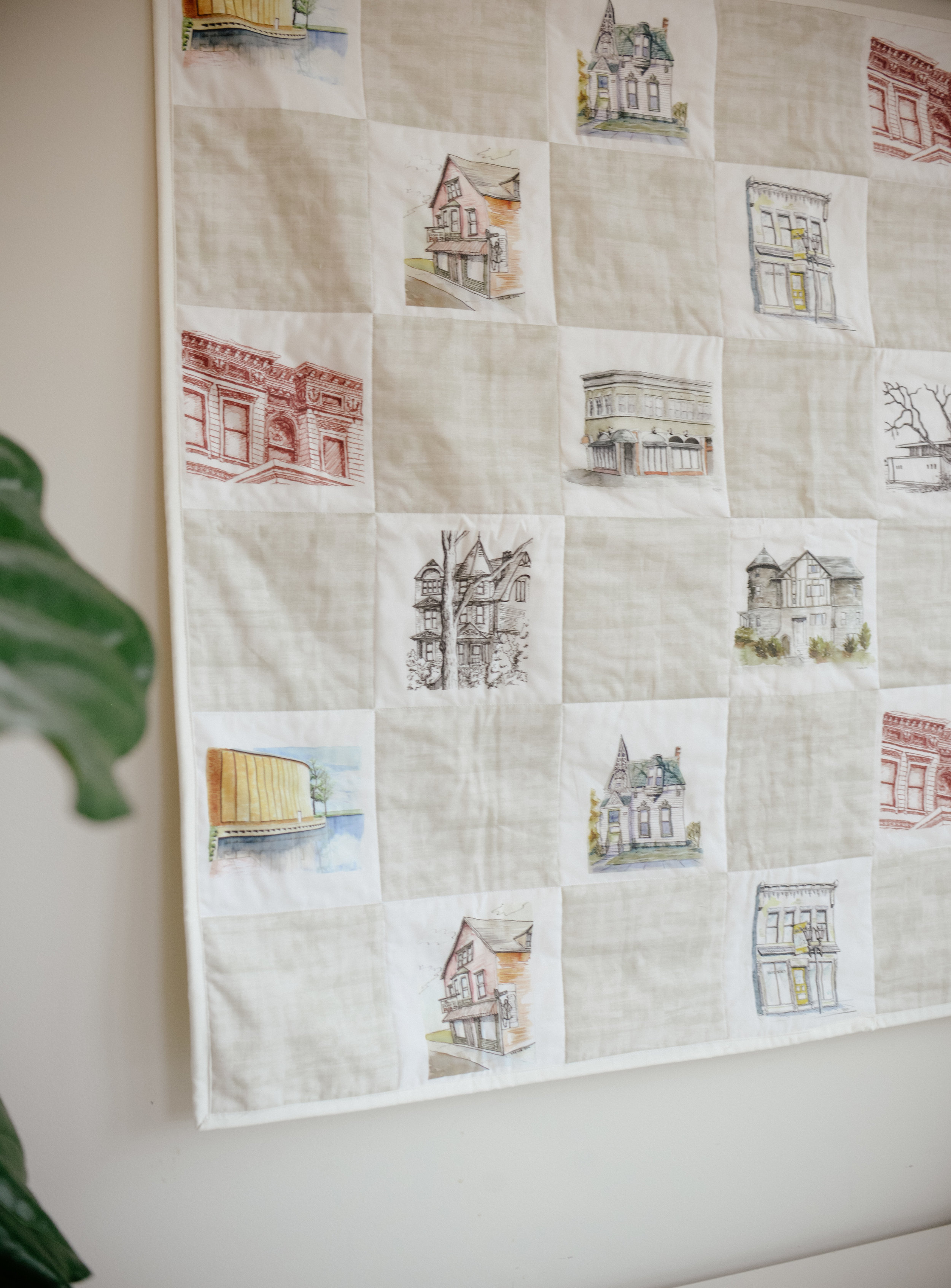 West Side Quilt in Sage