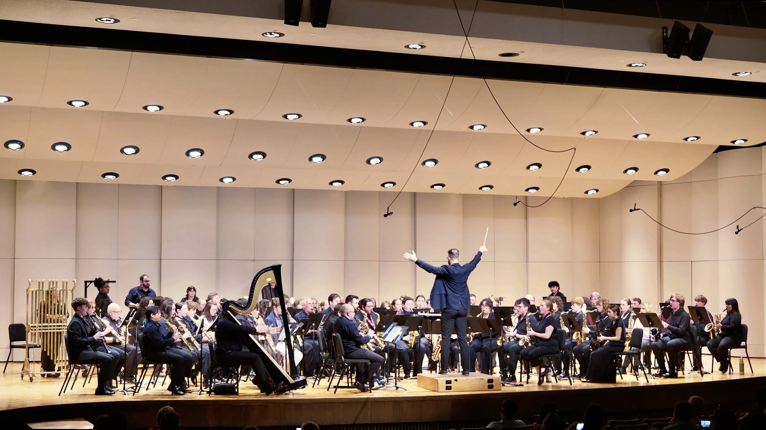 The 2026 Oklahoma Saxophone Ensemble performing Mussorgsky's Pictures at an Exhibition