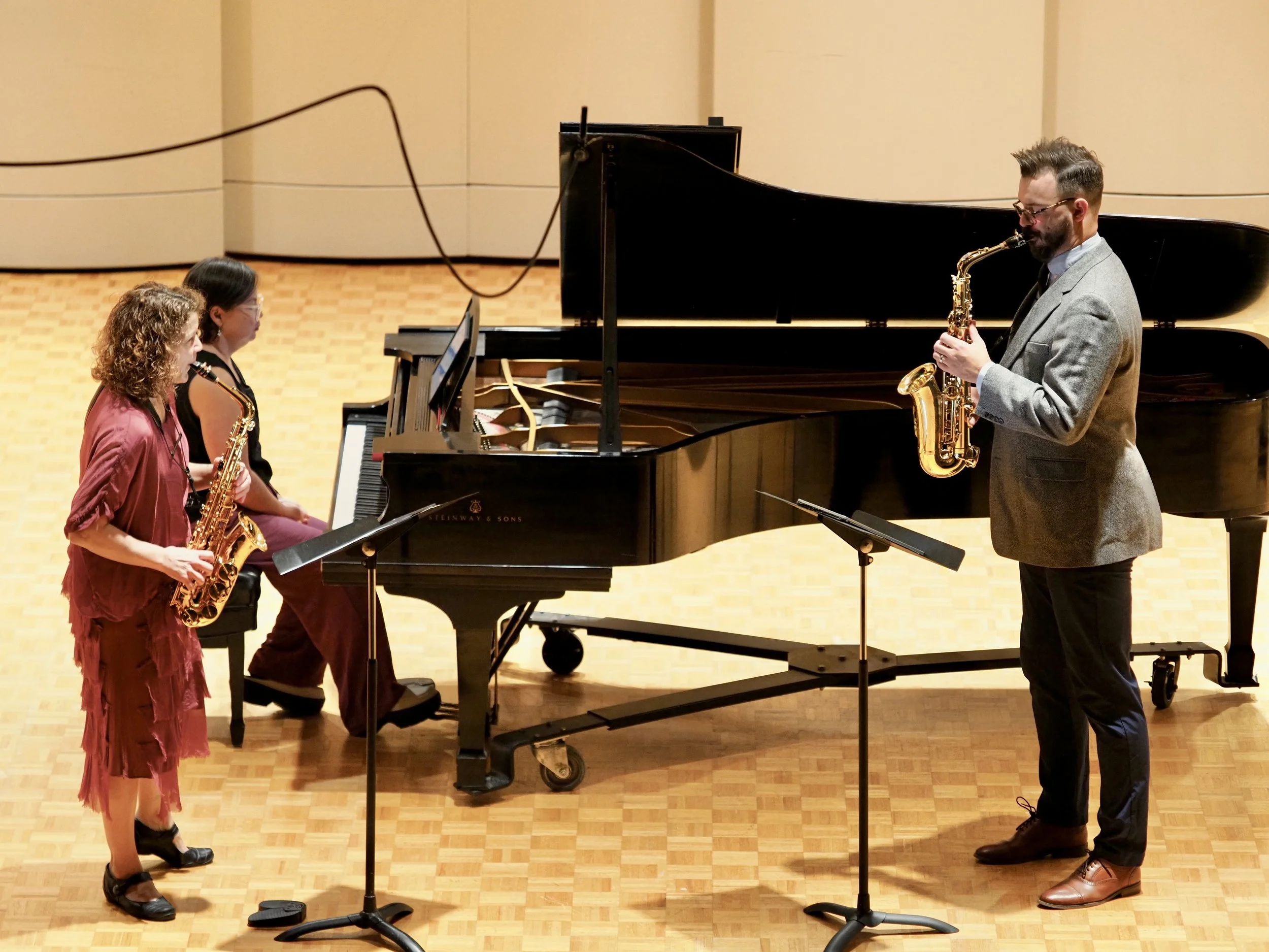 Performing alongside Carrie Koffman and Olivia Burke for OCU Saxophone Day (2025)