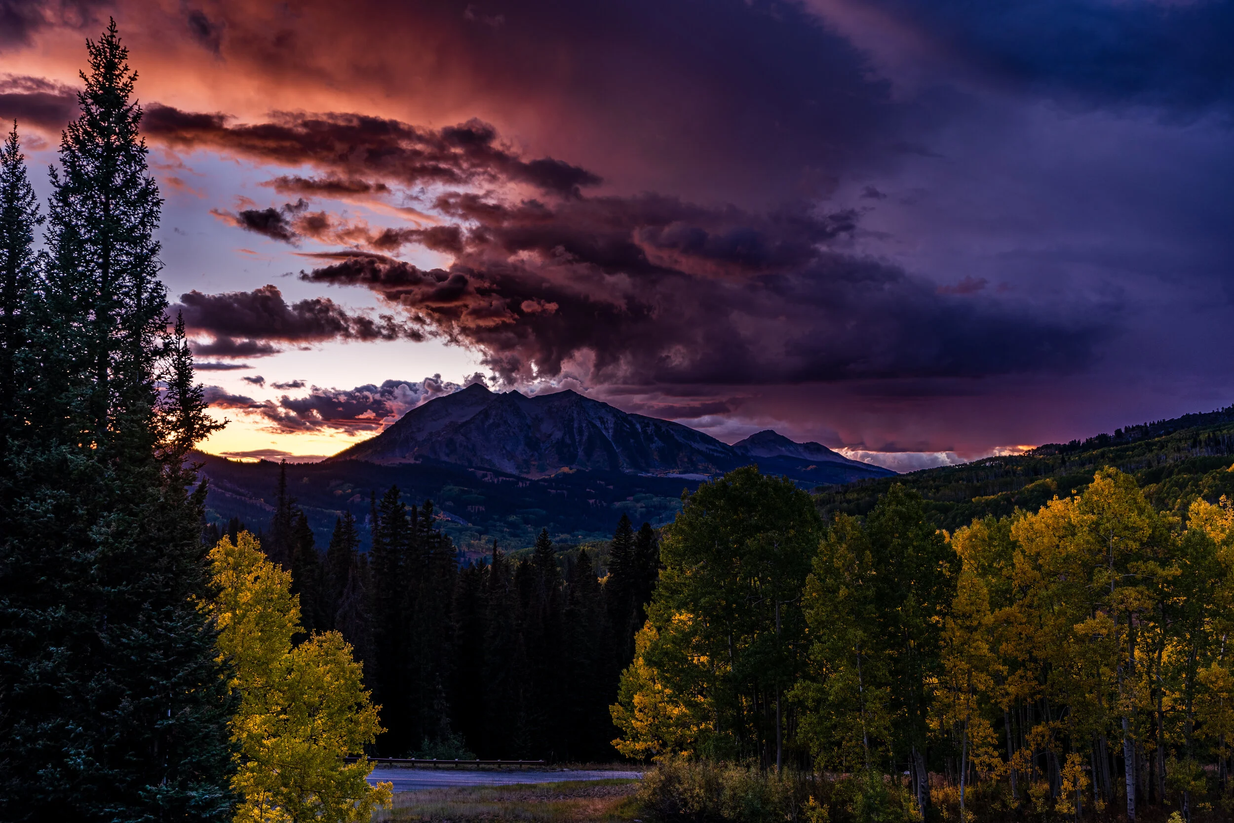 Kebler Pass - Sunset