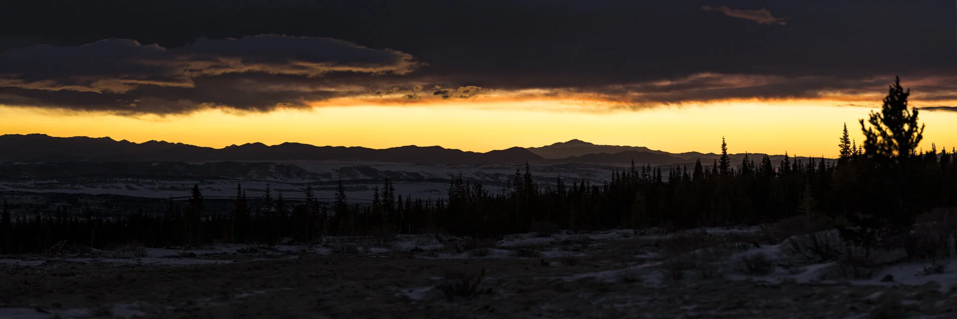 America's Mountain - December Panorama