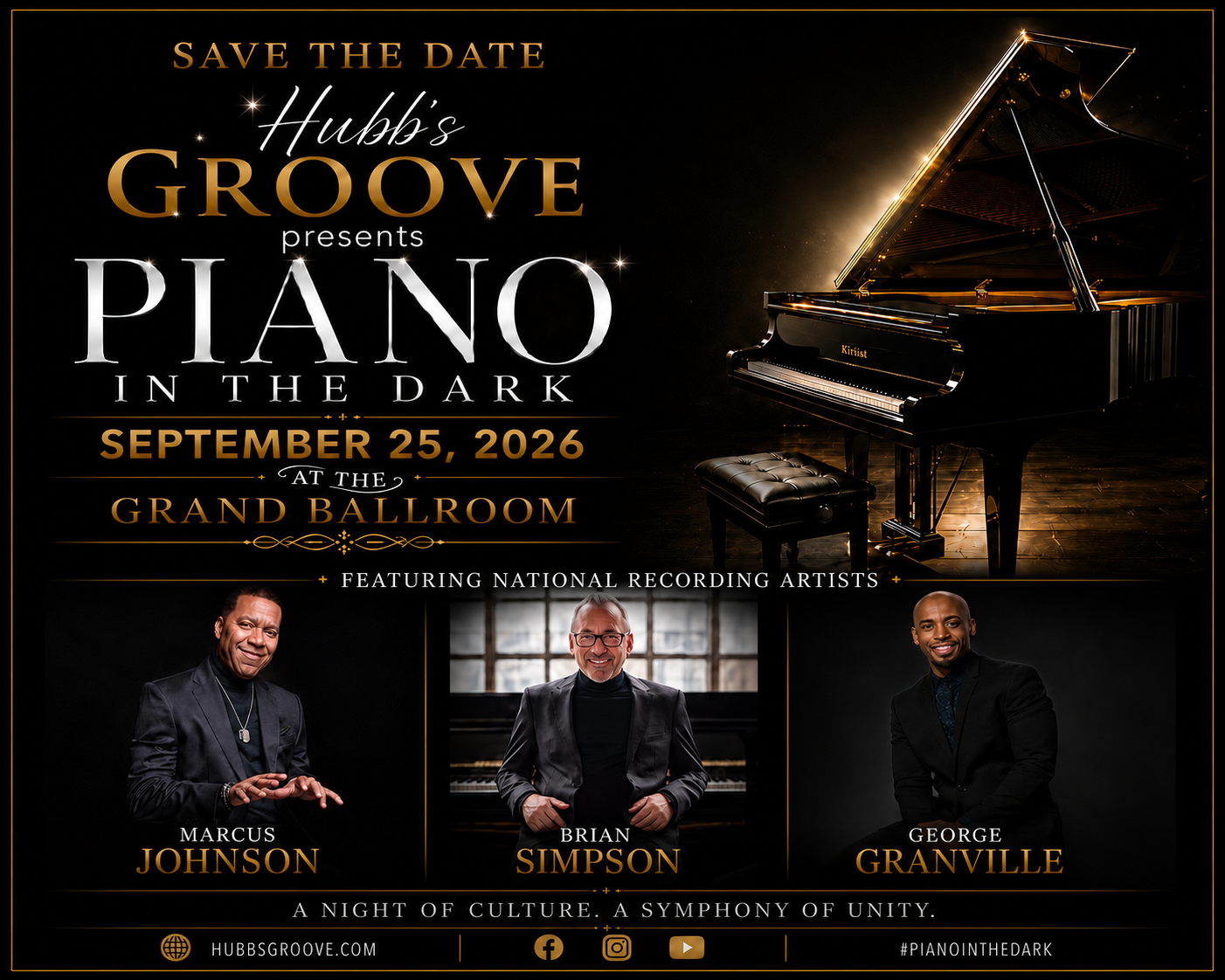 Hubb's Groove Presents: Piano in the Dark