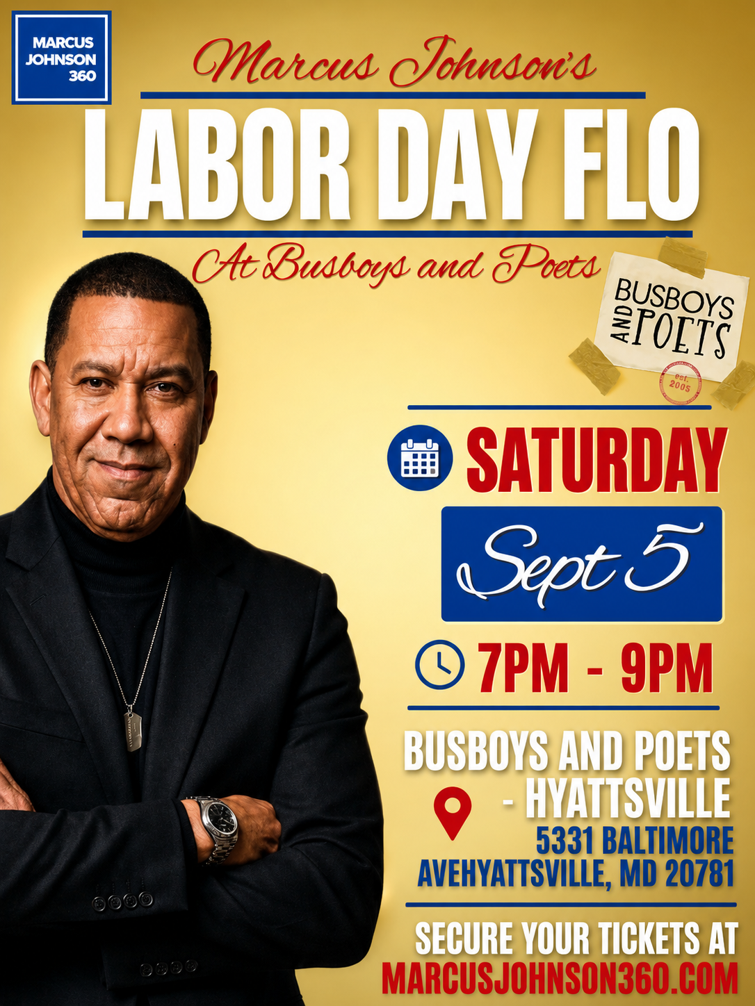 Labor Day FLO at Busboys &amp; Poets Hyattsville