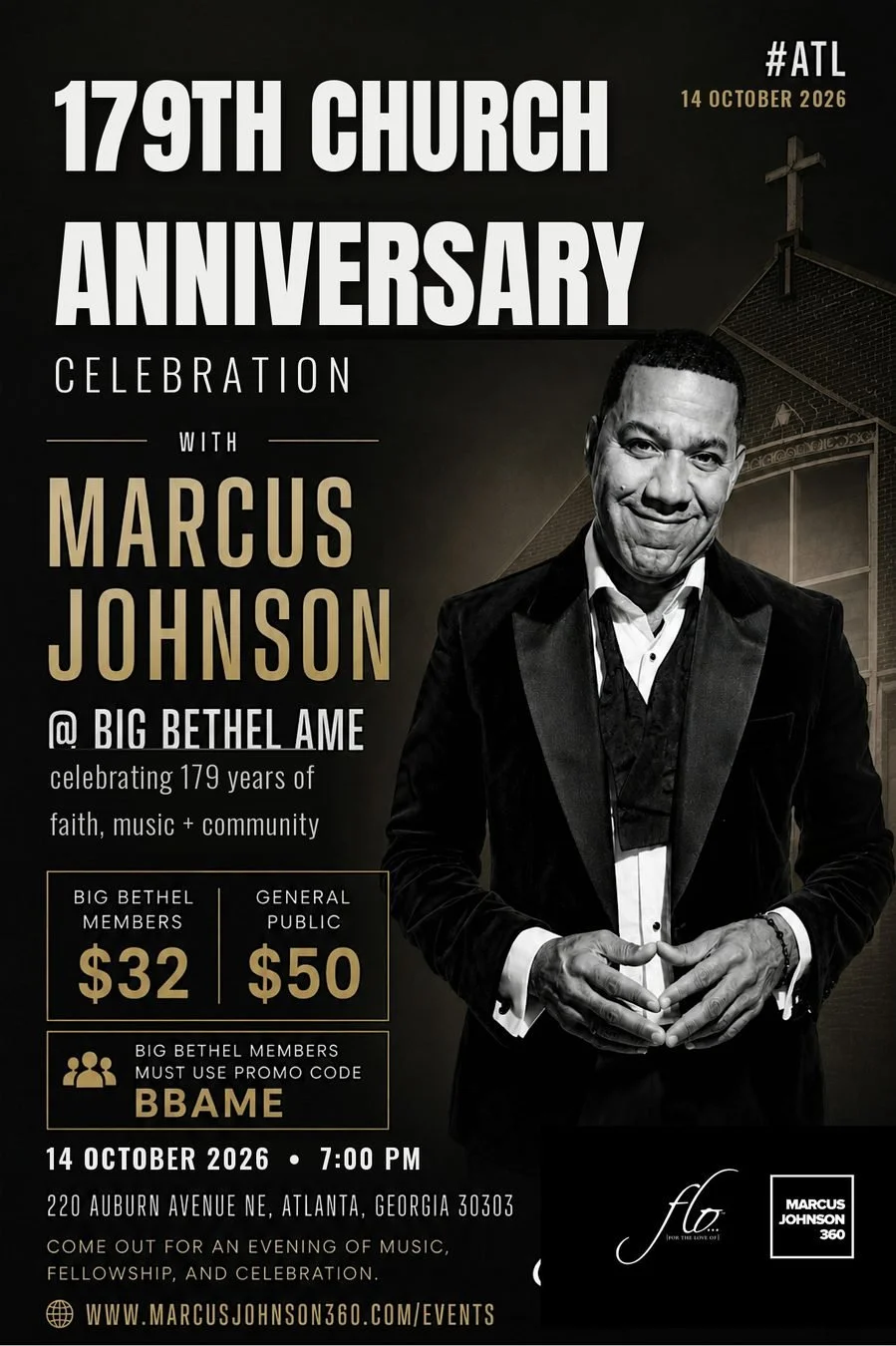 Marcus Johnson's 179th Anniversary FLO Experience — Live at Big Bethel AME