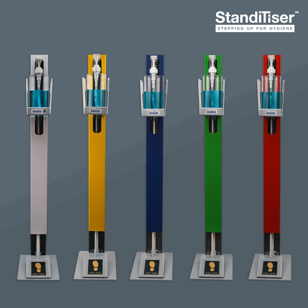 เครื่องกดเจลแอลกอฮอล์ แบบเท้าเหยียบ, ที่กดเจลล้างมือ (Dispenser Stand)