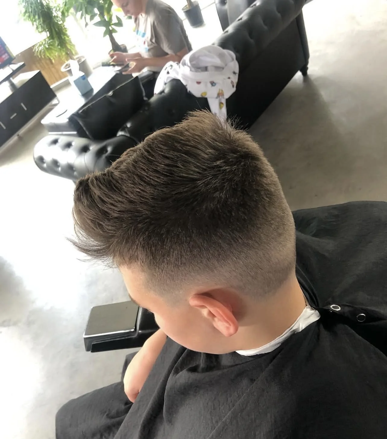 Haircuts, black barber, Plainfield, Illinois. Abstract Styles, Simeon the barber. Floyd’s 99 Barbershop. Urbane Blades. Clipper fades, scissor cuts