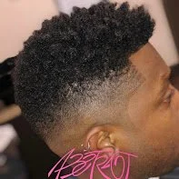 Haircuts, black barber, Plainfield, Illinois. Abstract Styles, Simeon the barber. Floyd’s 99 Barbershop. Urbane Blades. Clipper fades, scissor cuts