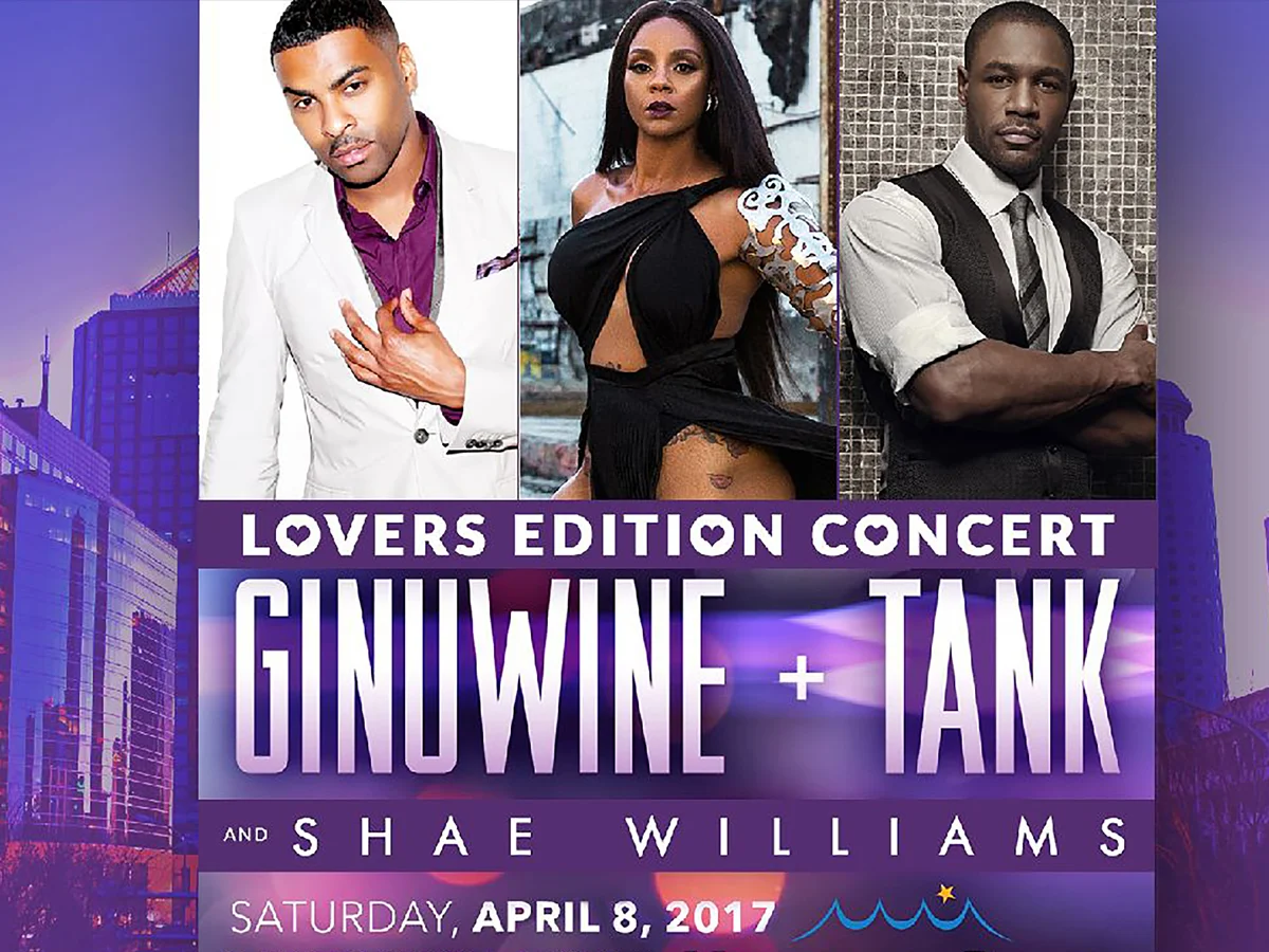 Lovers Edition Concert Ginuwine, Tank & Shae Williams