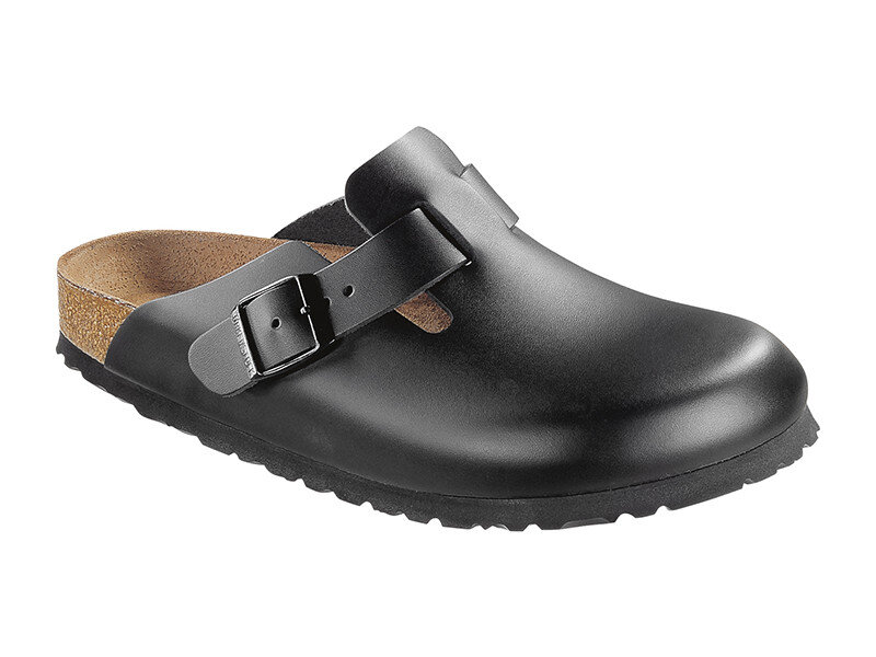 Birkenstock - Boston - Leather - Black Smooth