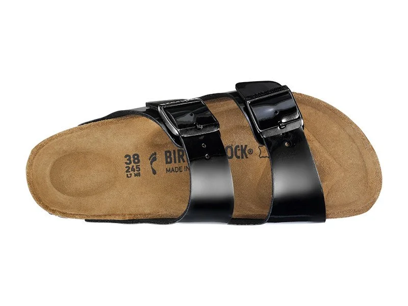 Birkenstock - Arizona  BlackPatent  Birko-Flor
