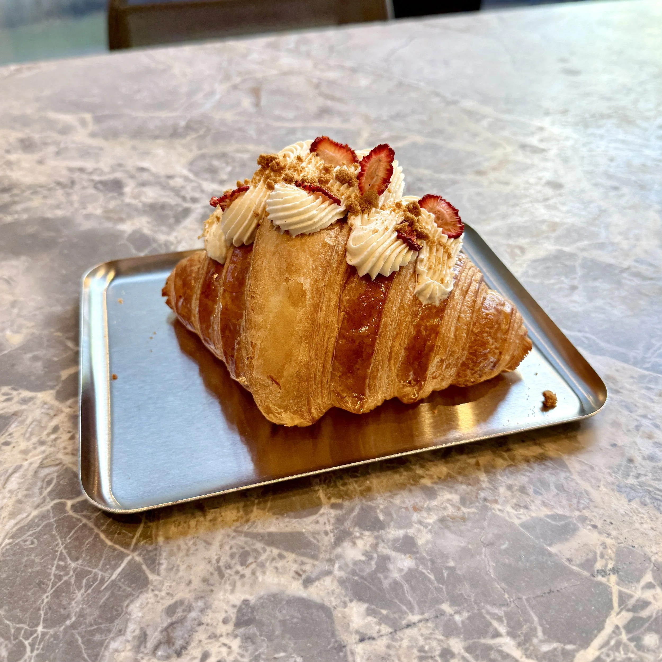 Strawberry Cream Croissant