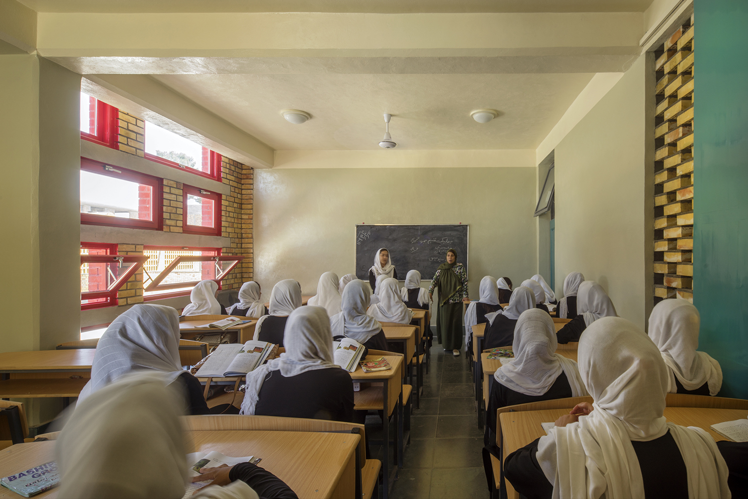 Goharkhatoon Girl School Classroom@Nic Lehoux.jpg