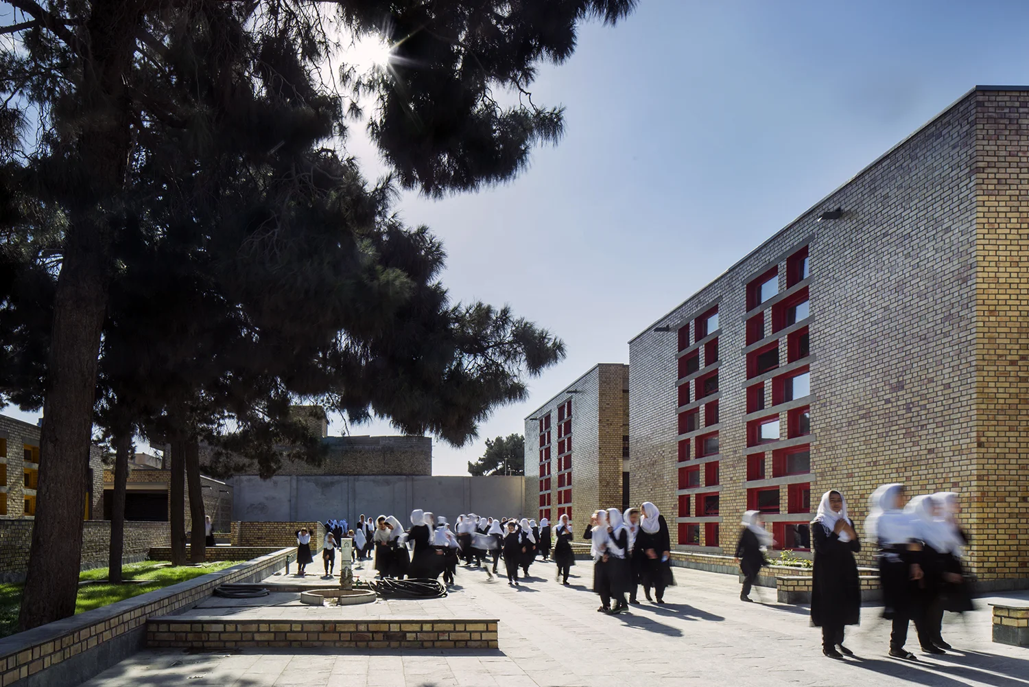 Goharkhatoon Girl School north open space@Nic Lehoux.jpg