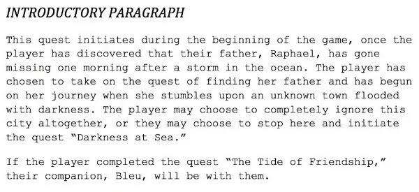 Intro Paragraph