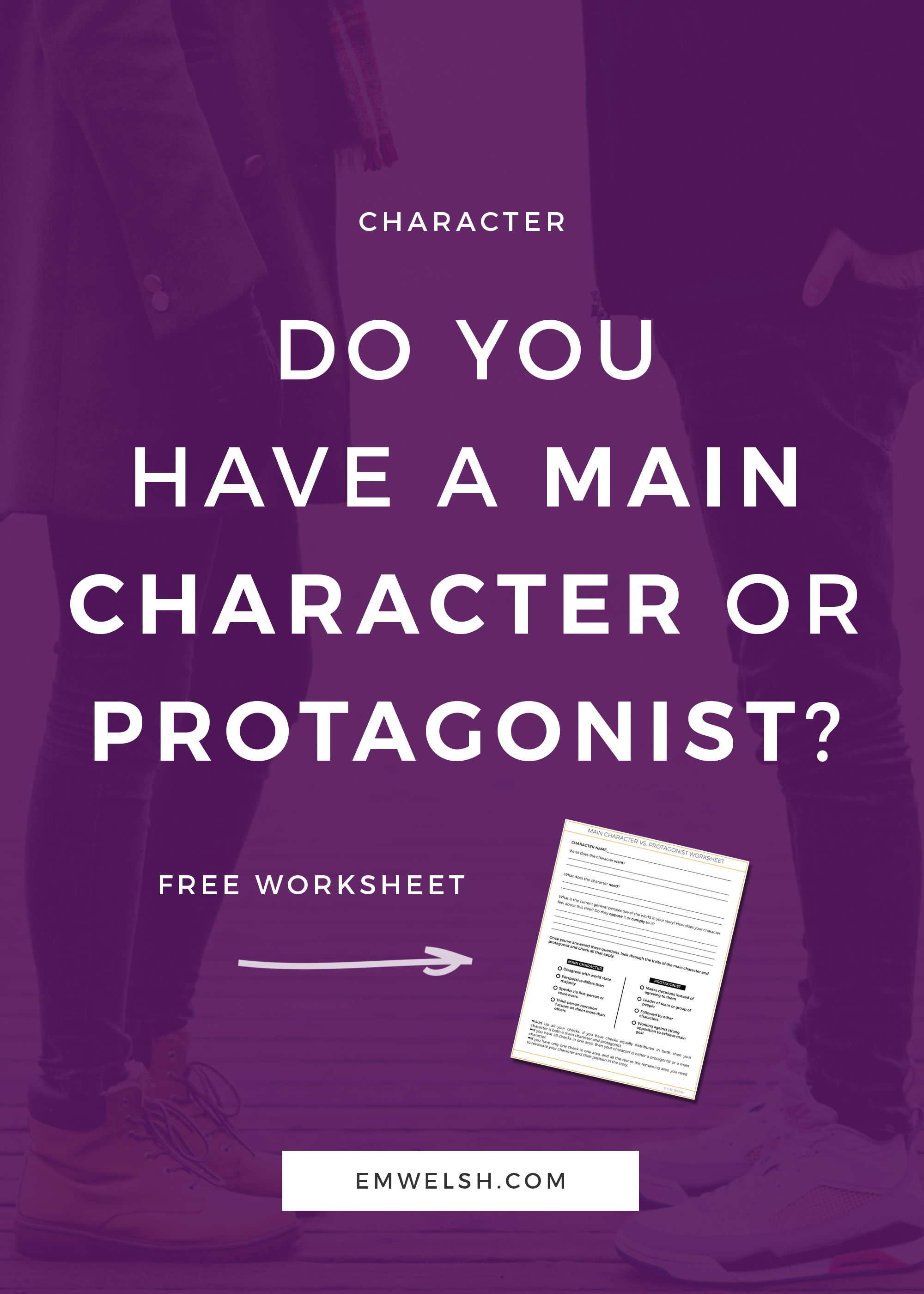 Main Character Versus Protagonist - REBRAND